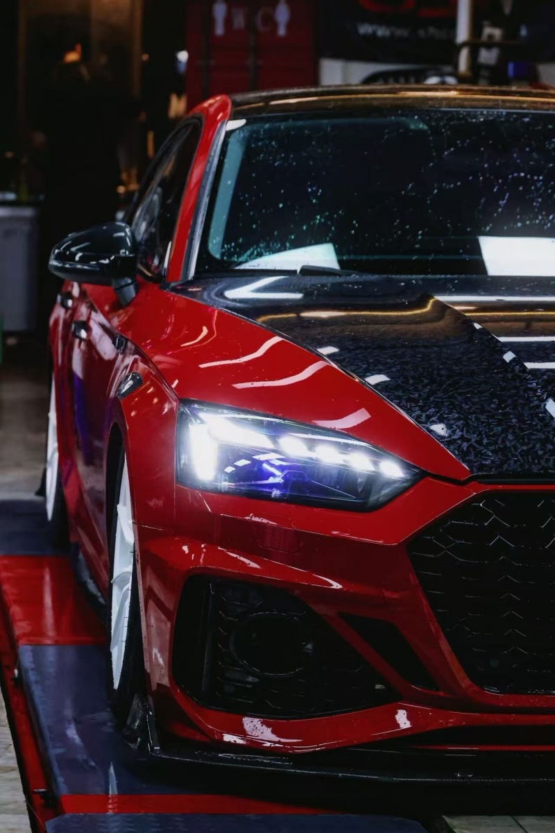 奥迪A5 Sportback 升级AIRBFT气动避震 低趴姿态案例